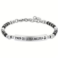 Bracciale Luca Barra Uomo in Acciaio BA1718